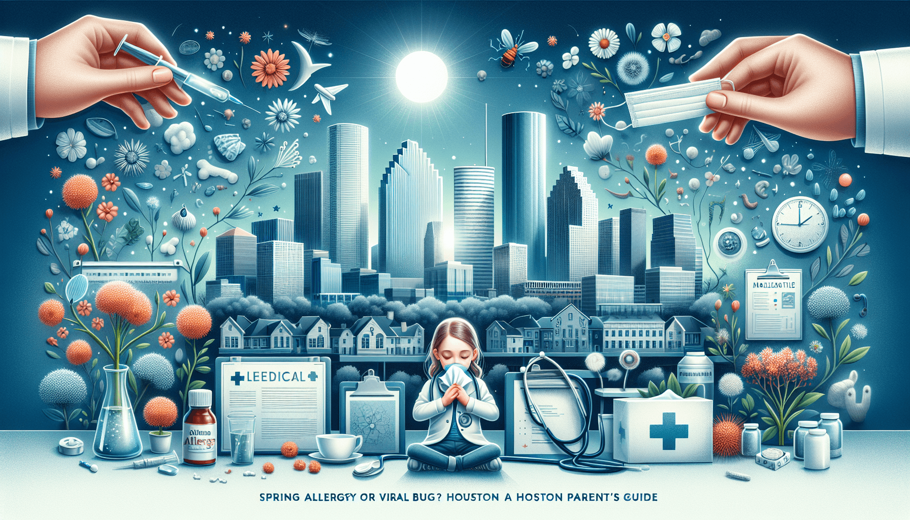 Spring Allergy or Viral Bug? A Houston Parent’s Guide to Cough, Congestion, and When Kids Need to Be Seen